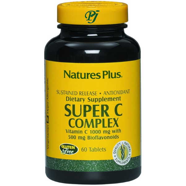 Super C Complex+Bioflav 60 Comprimidos - Natures Plus