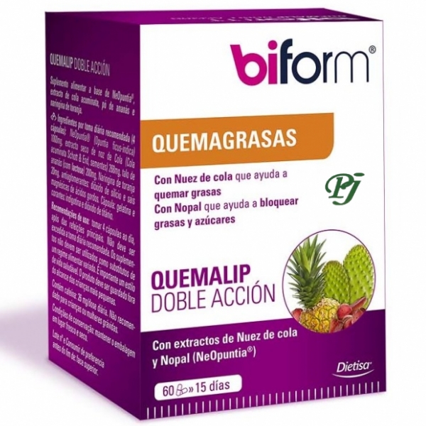 Biform Quemalip Doble Accion 60 Cápsulas - Dielisa
