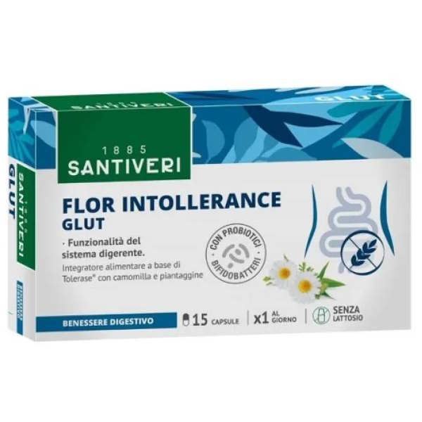 Flor Intolerancia Gluten 15 Cápsulas - Santiveri