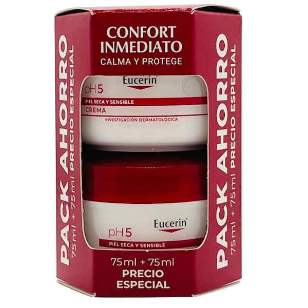 Ph5 Pack Crema Piel Seca Y Sensible 75Ml + 75Ml - Eucerin