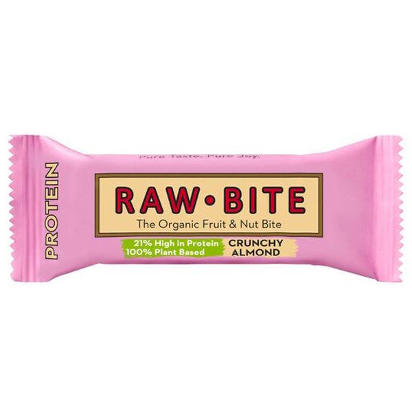 Barrita Almendra Crujiente 50 Gr. - Raw-Bite