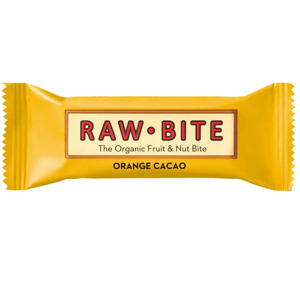 Barrita Naranja Y Cacao 50 Gr. - Raw-Bite
