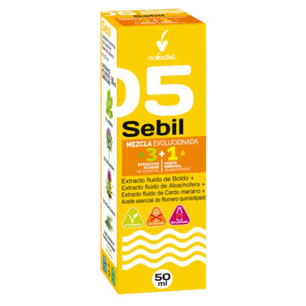 Mezcla 05 Sebil + Aceite Esencial Romero 50Ml - Novadiet