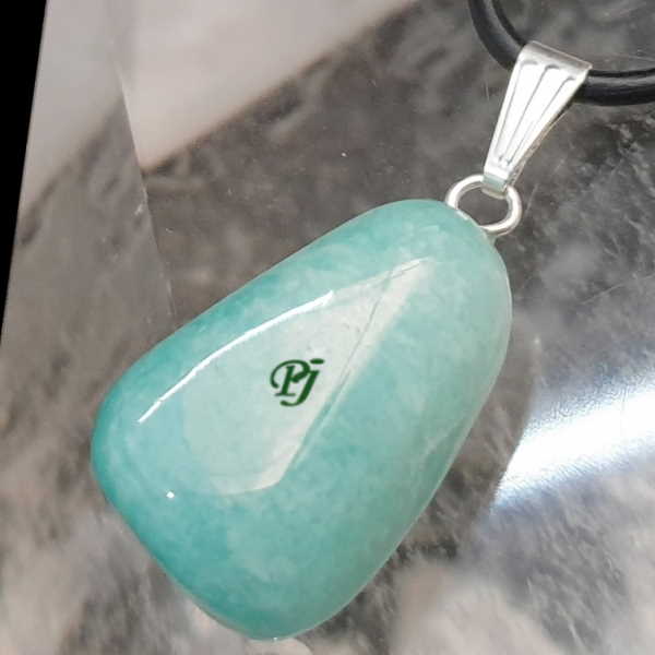 Colgante Rodado Super Extra Amazonita 