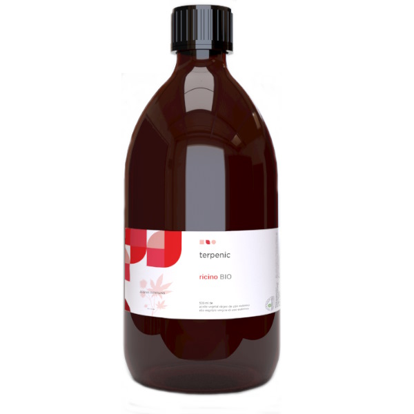 Aceite Vegetal De Ricino Bio Virgen 500 Ml. - Terpenic