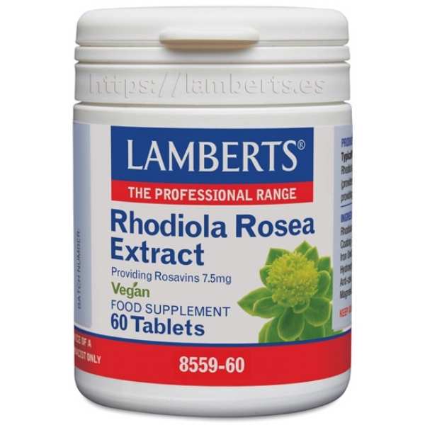 Rhodiola Rosea 250 Mg 60 Cápsulas - Lamberts