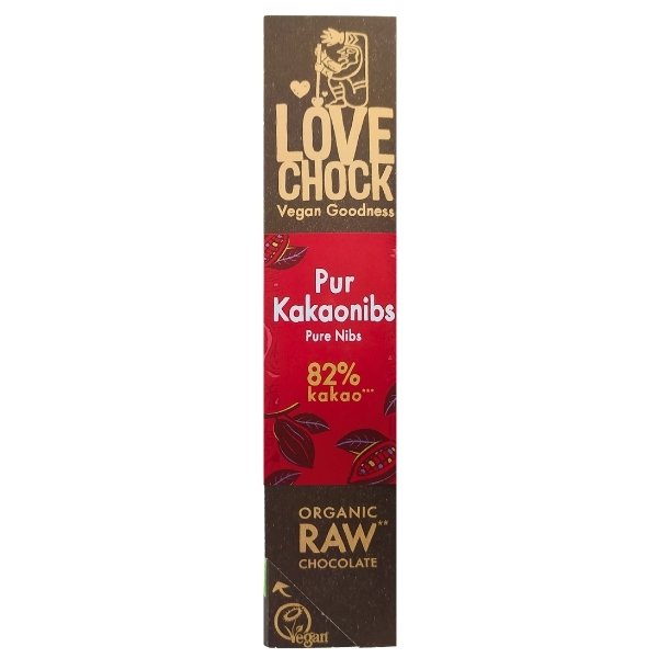 Barrita Chocolate Negro Eco 82% Cacao- Lovechock