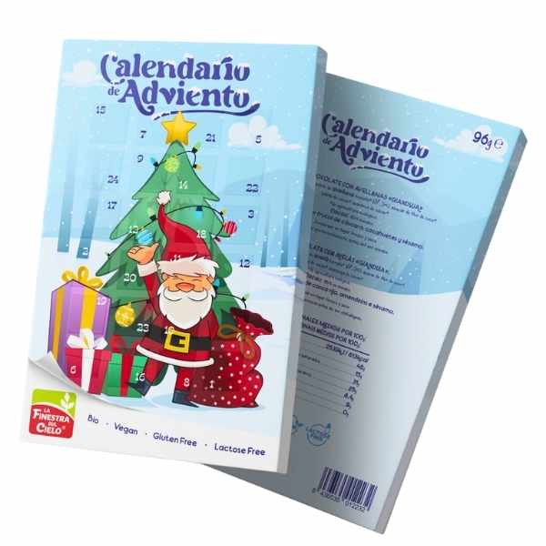 Calendario Adviento Bio Vegan 120Gr - La Finestra