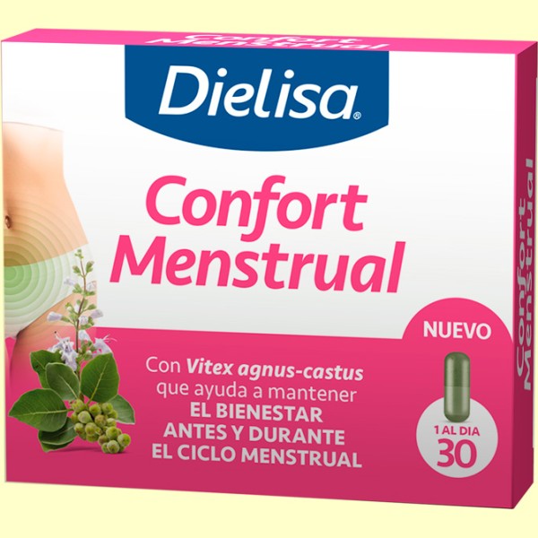Confort Menstrual 30 Caps - Dielisa