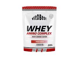 Whey Amino Complex Fresa Y Nata 500 Gr. - VitoBest