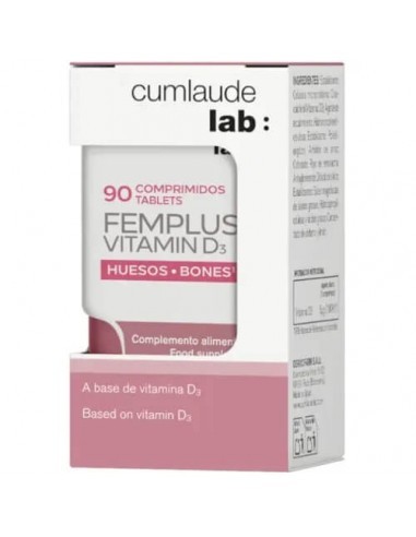 Femplus Vitamina D3 90 Comp - Cumlaude