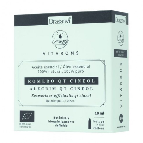 Aceite Esencial Romero Qt Cineol 10 Ml Vitaroms - Drasanvi