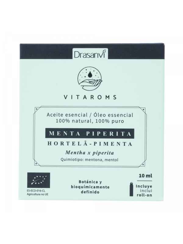 Aceite Esencial Menta Piperita 10Ml Vitaroms - Drasanvi