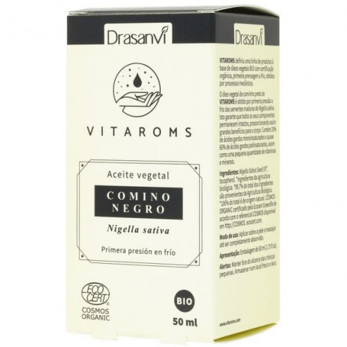 Aceite Vegetal Comino Negro 50 Ml Vitaroms - Drasanvi