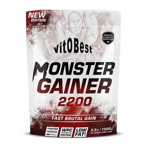 Monster Gainer 2200 1,5 Kg. Fresa - VitoBest