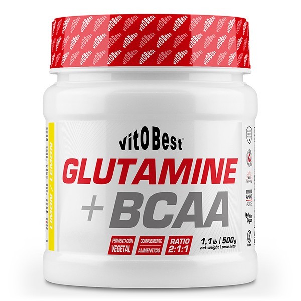 Glutamina + Bcaa Complex Limon 500 Gr. - VitoBest