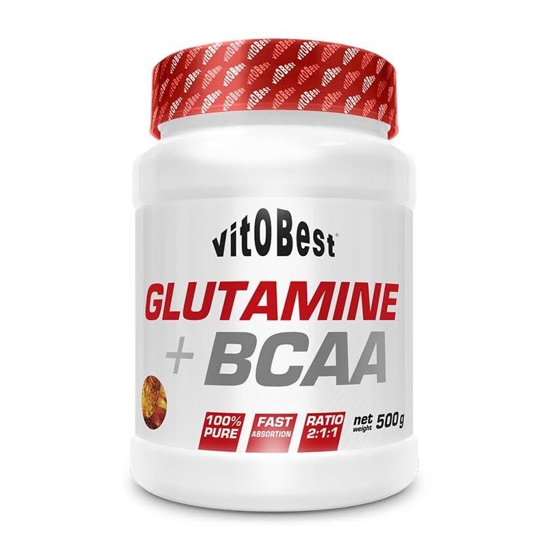 Glutamina + Bcaa Complex Cola 500 Gr. - VitoBest