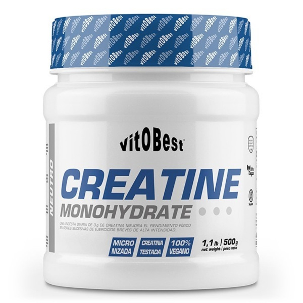 Creatina Power 500 Gr. Micronizada Neutra - VitoBest