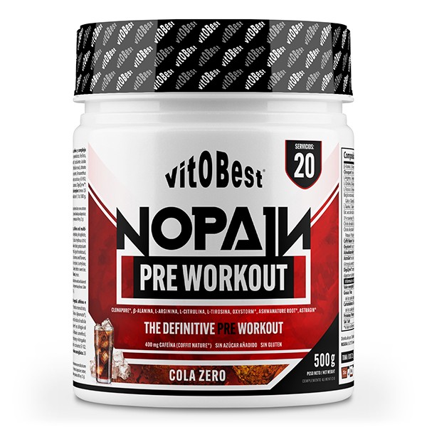 No Pain Pre Workout 500 Gr. Cola - VitoBest