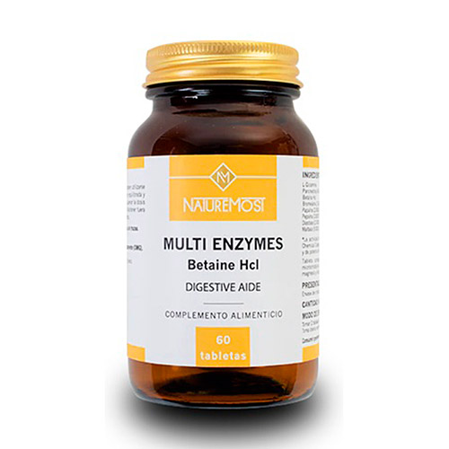 Multi Enzymes Digestive aide 60 tabletas - Naturemost