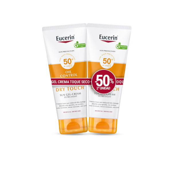 Oil Control Dry Touch Gel-Crema Toque Seco Oil Control 50% Dto 2ª Unidad - Eucerin
