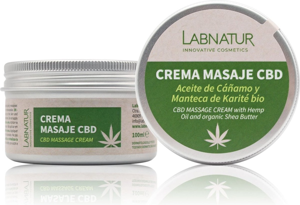 Crema De Masaje Cbd 100 Ml - Labnatur