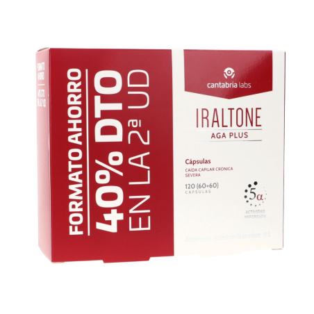 Pack Duplo Iraltone Aga Plus 60+30Capsulas - Cantabria Labs