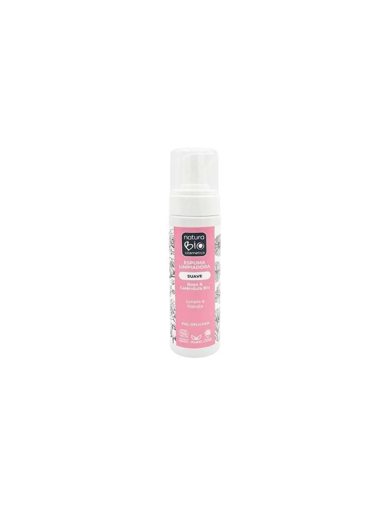 Espuma Limpiadora Suave 200 Ml. - NaturaBio