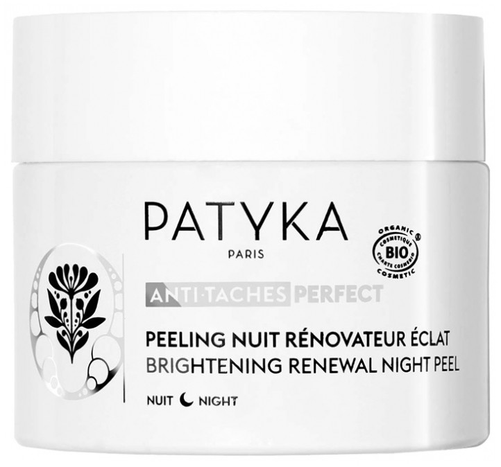 Anti-Taches Perfect Peeling Noche Renovación Resplandor Bio 50 Ml - Patyka