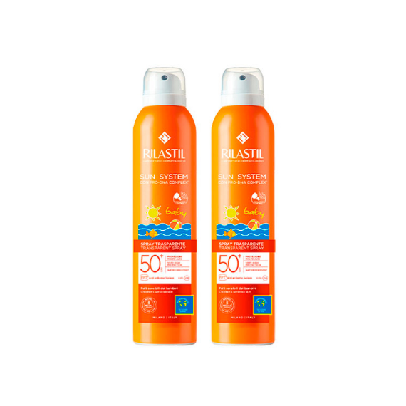 Duplo 2x1 Spray Solar Baby Trasparente 50+ Spf - Rilastil