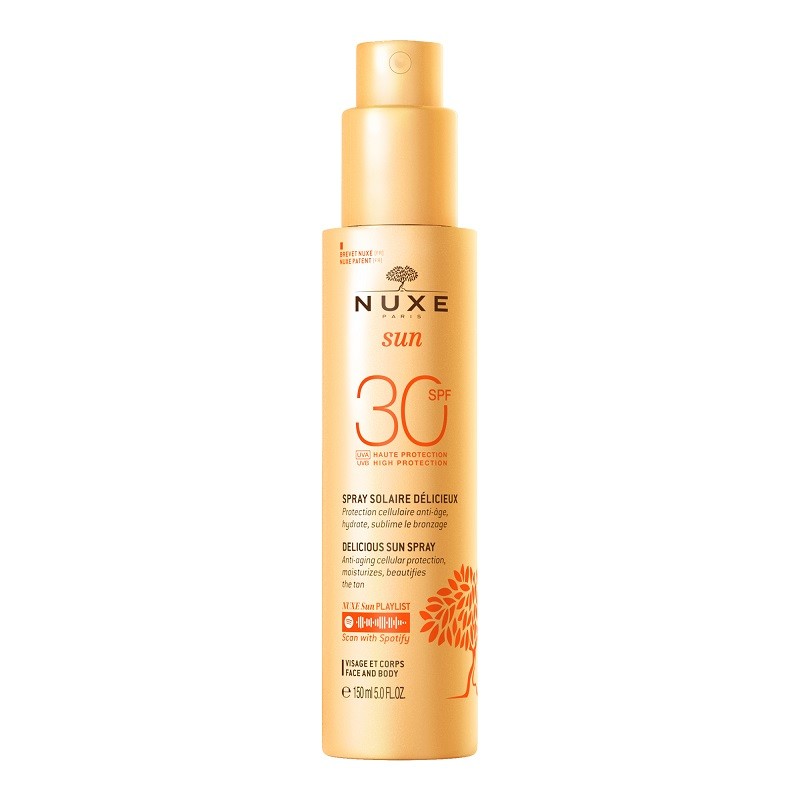 Spray Solar Delicioso Proteccion Rostro Y Cuerpo Spf 30 + 150 Ml - Nuxe