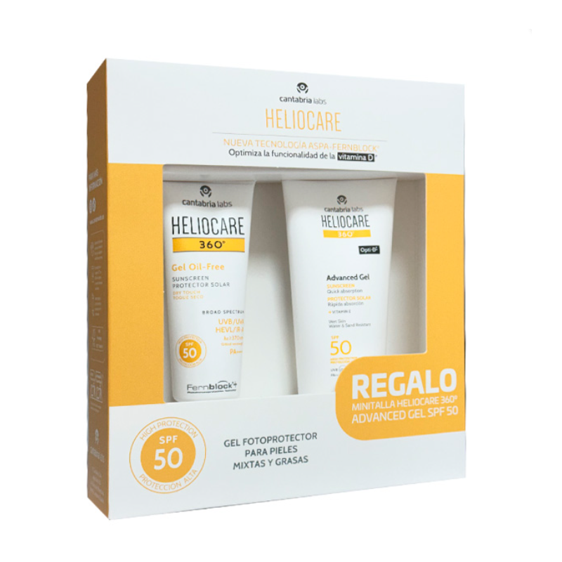 Heliocare 360º Gel Oil Free Spf50+ 50 Ml + Regalo - Cantabria Labs
