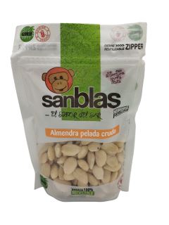 Almendra Pelada Cruda Nacional Bolsa Zipper 150Gr - San Blas