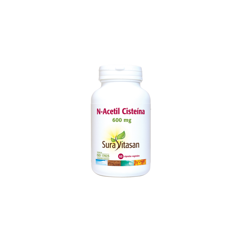 N-Acetil Cisteina 600 Mg 60 Caps - Suravitasan