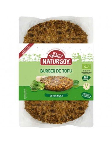 Hamburguesa Tofu Y Espinacas 160G - Natursoy