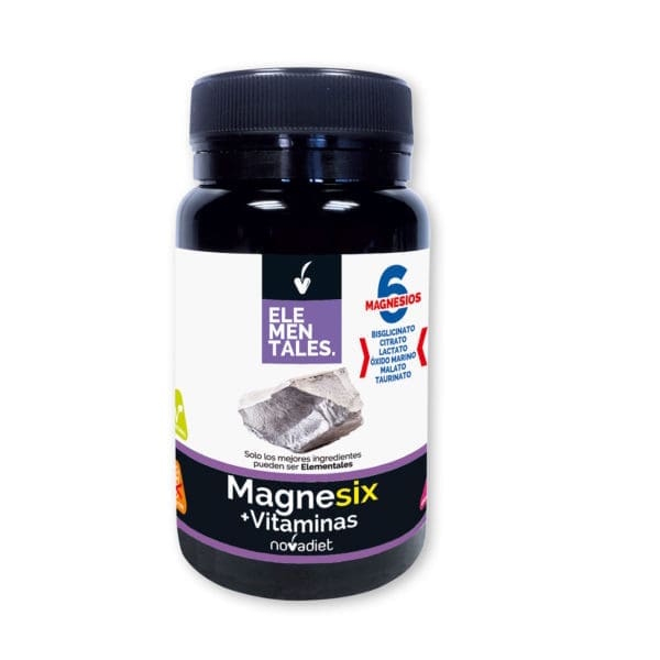 Magnesix + Vitaminas. 60 Comp. -Elementales Novadiet