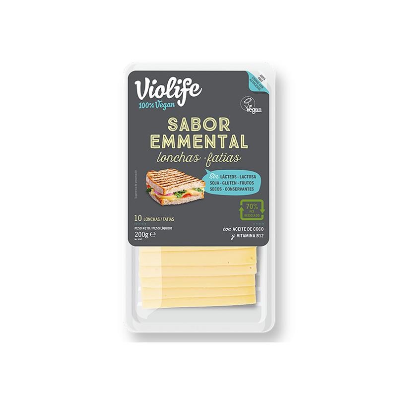 Lonchas Veganas Queso Emmental 200 Gr - Violife