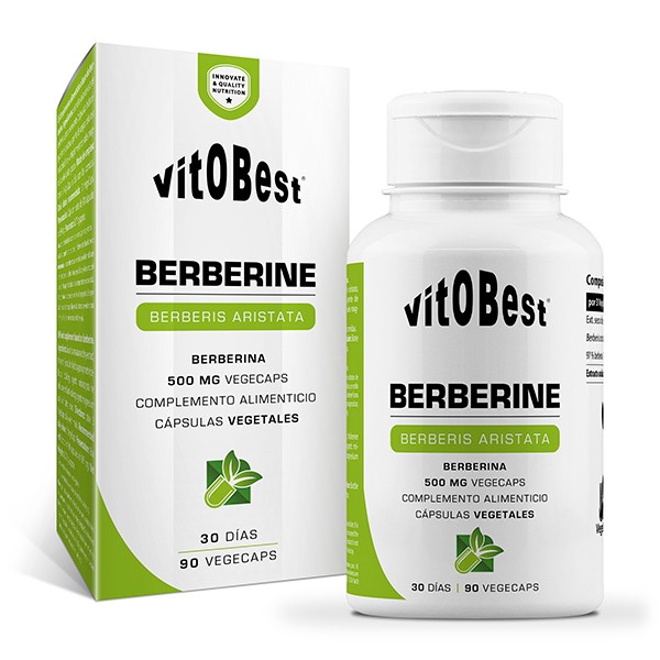 Berberine 90 Vegecaps - Vitobest