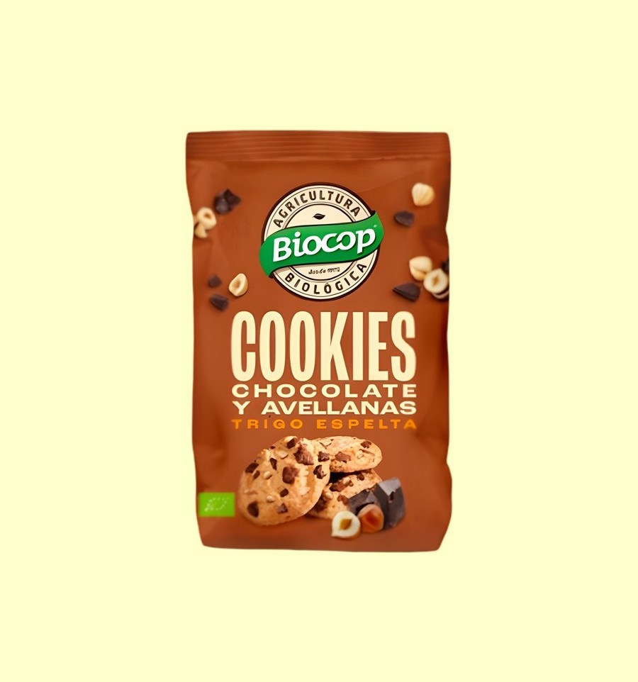 Galletas Cookies Espelta Choco Avellanas 200 G. - Biocop