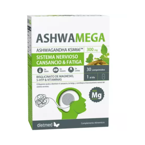 Ashwamega 30 Comprimidos - Dietmed