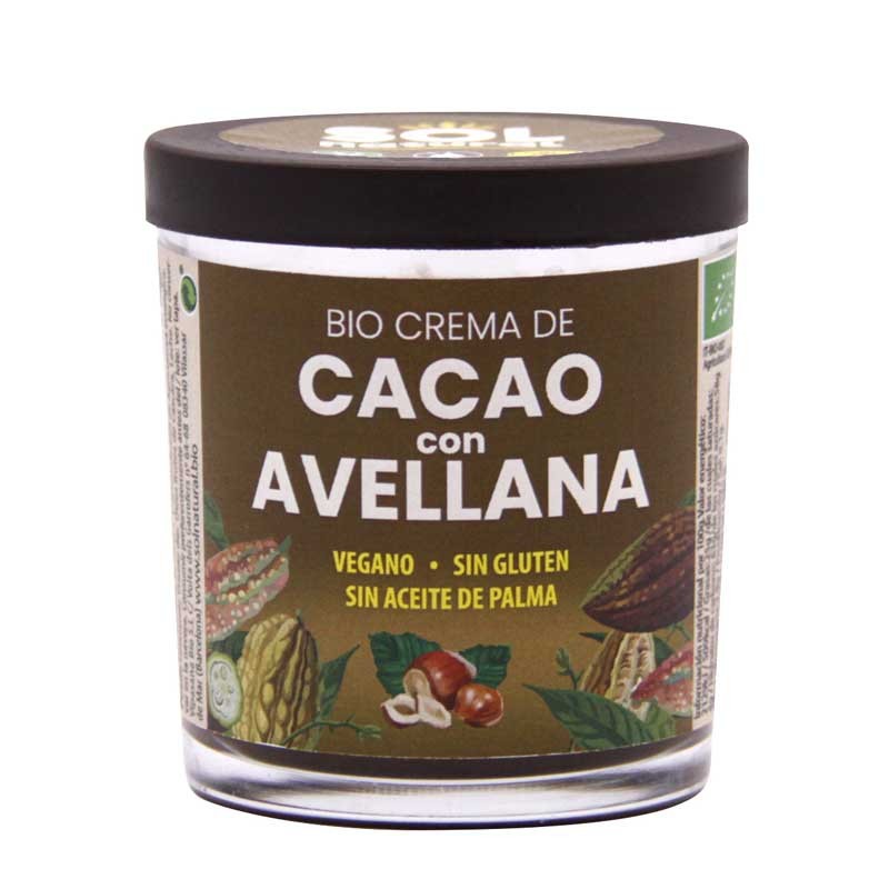 Crema Cacao Con Avellanas -Solnatural