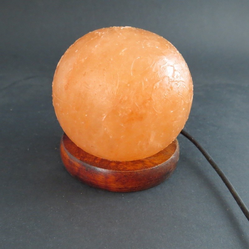 Lampara De Sal Del Himalaya Esfera Pequeña