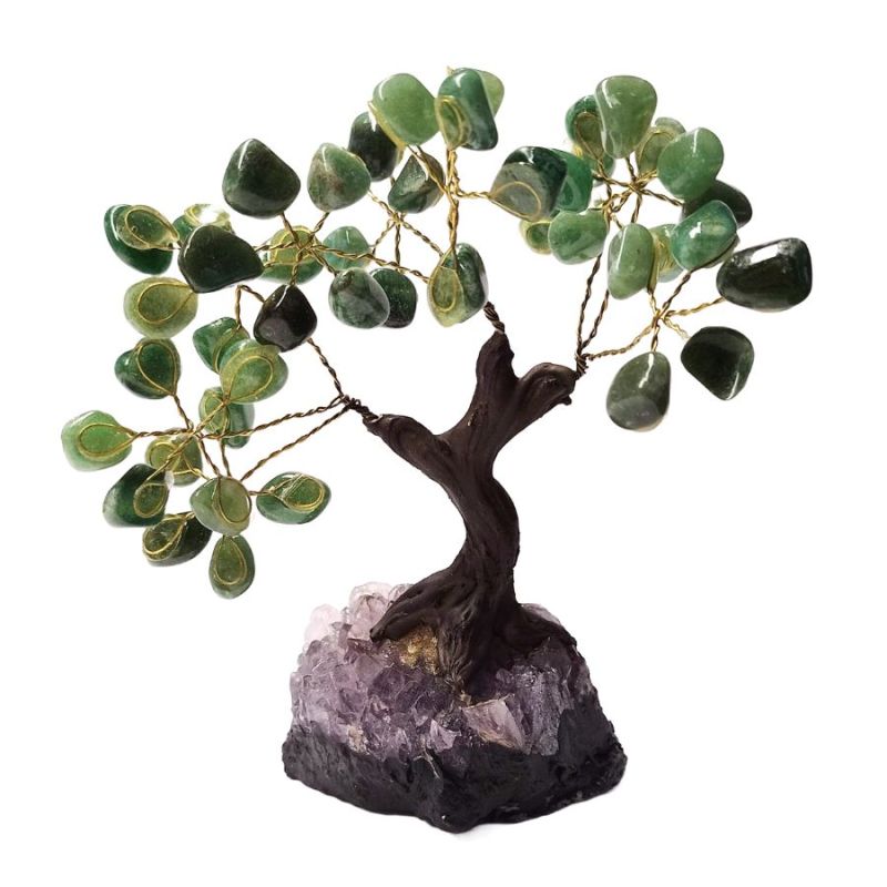 Árbol Cuarzo Verde 12 Cm