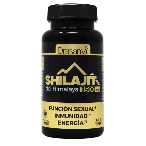Shilajit 60 Caps 1500 Mg - Drasanvi
