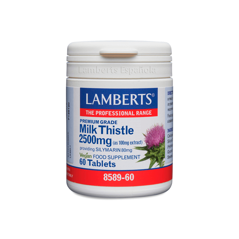 Cardo Mariano 2500 Mg. 60 Tabletas - Lamberts