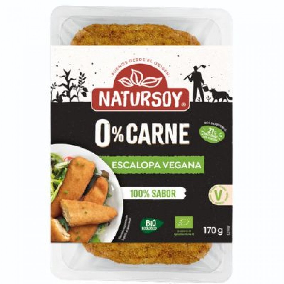 Escalopa Vegana 170 G - Natursoy