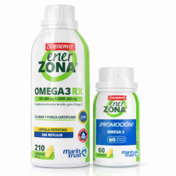 Pack Omega 3 Rx 210 Cápsulas + 60 Gratis - Enerzona