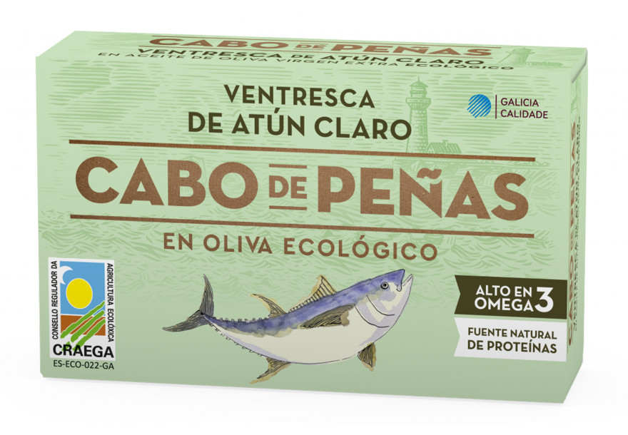 Ventresca Atun Claro Aceite Oliva V. E. Ecologico - Cabo De Peñas