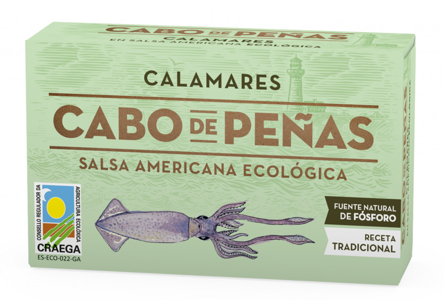 Calamares Salsa Americana C/ Oliva V.E. Ecologico - Cabo De Peñas