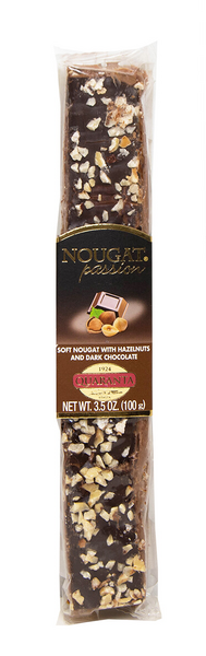 Turrón Blando Con Avellanas Y Chocolate Negro 100 G - Nougat